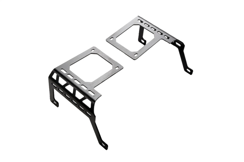 Jeep JL Light Brackets - Cowl - Dee Zee - Black Powder Coat - `18-`23